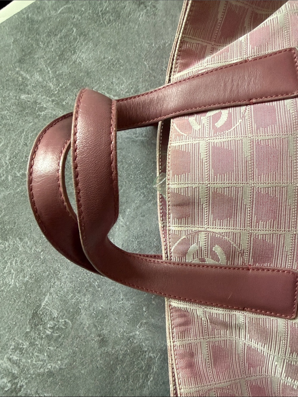 Chanel pink travel ligne canvas tote - Picture 6 of 12